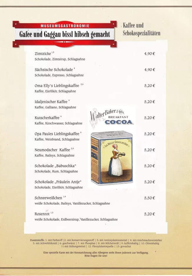 Menu card: Dresden page 23 (2015)