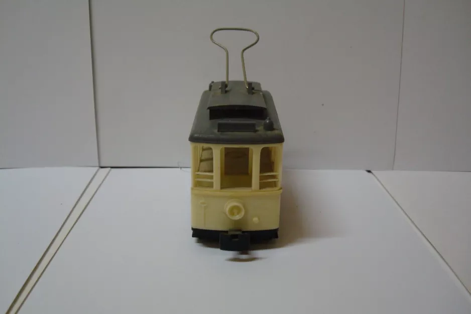 Model tram: Augsburg, the front (1988)