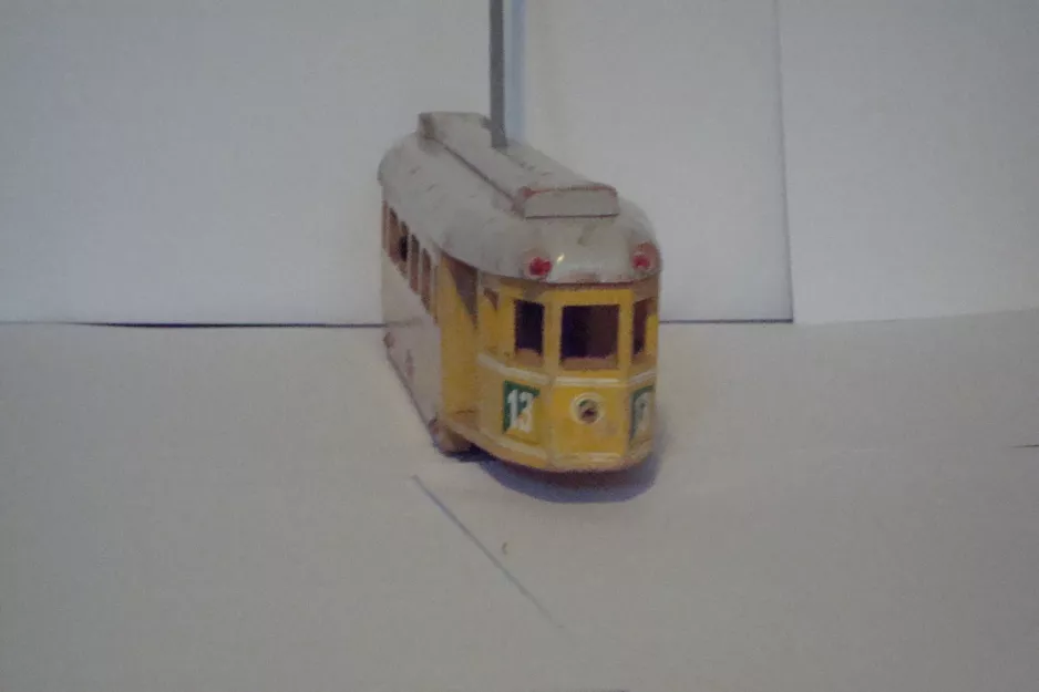 Model tram: Copenhagen front view (1953)