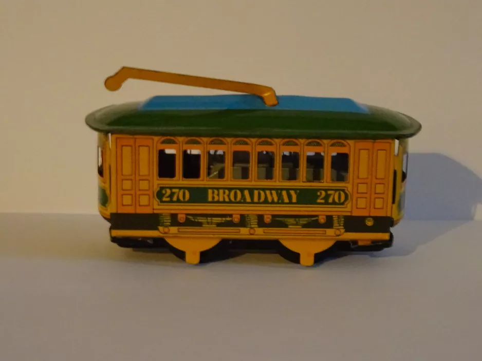 Model tram: New York City, side view (2022)
