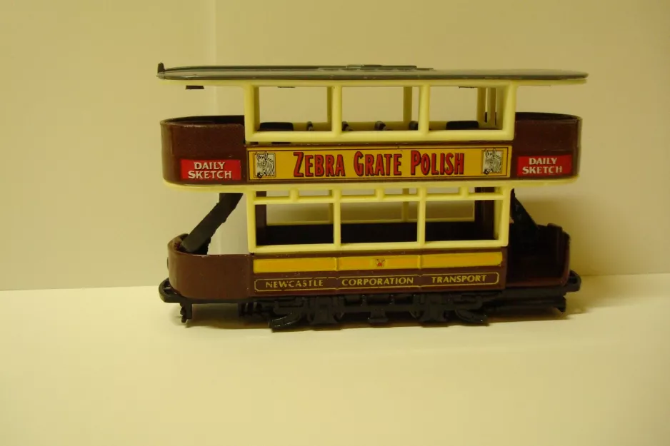 Model tram: Newcastle upon Tyne, side view (1987)