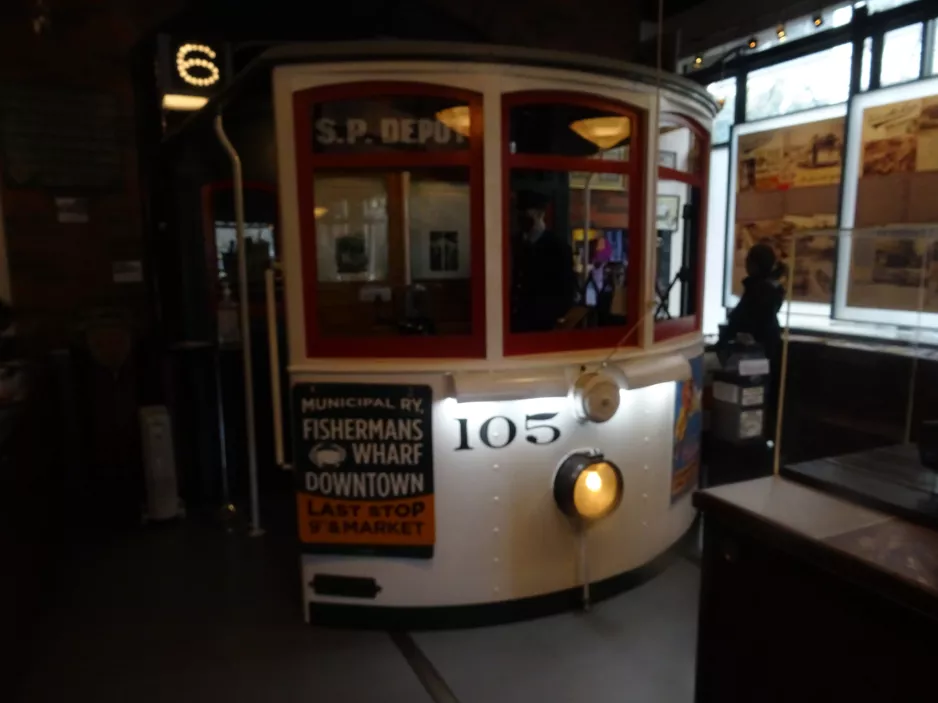 Model tram: San Francisco  Model of tram 105 (2023)