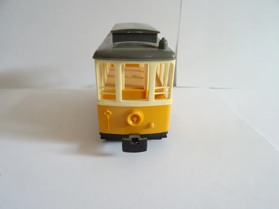 Model tram: Skjoldenæsholm, the front of sidecar (1982)