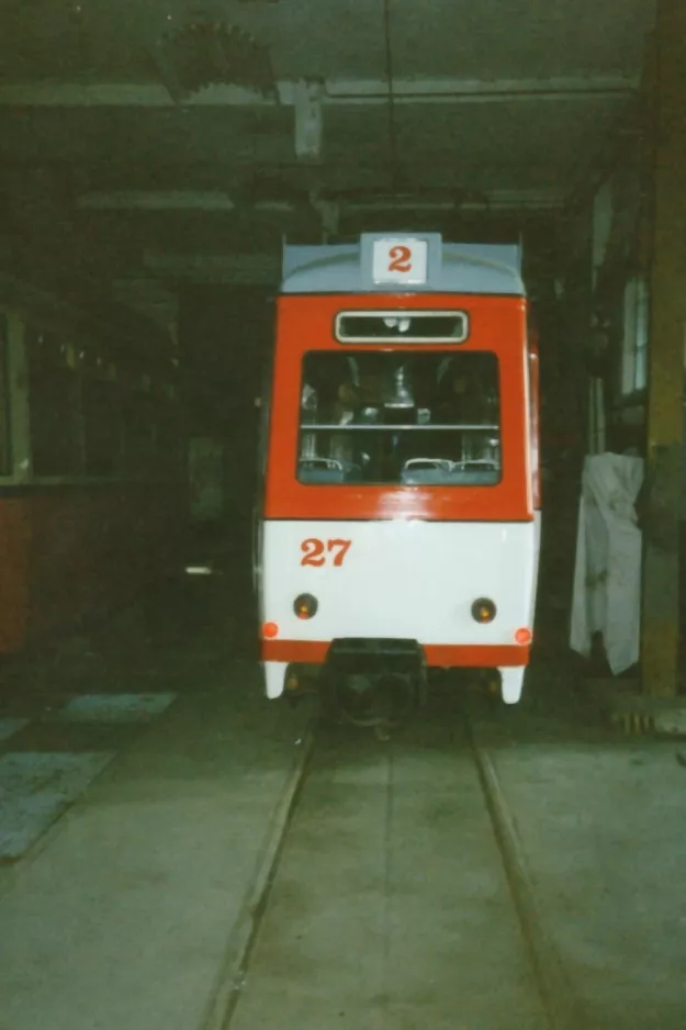 Naumburg (Saale) railcar 27 inside Naumburger Straßenbahn (1993)