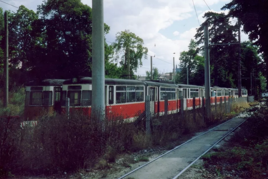 Nordhausen on the side track at Parkallee (1990)