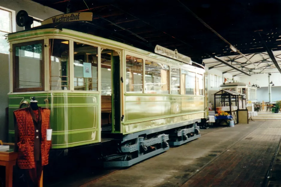 Nuremberg railcar 144 in Historische Straßenbahndepot St. Peter (1998)