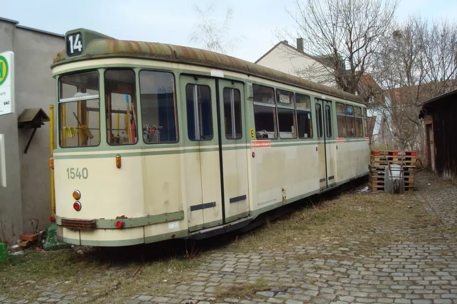 Nuremberg sidecar 1540 at Historische Straßenbahndepot St. Peter (2013)