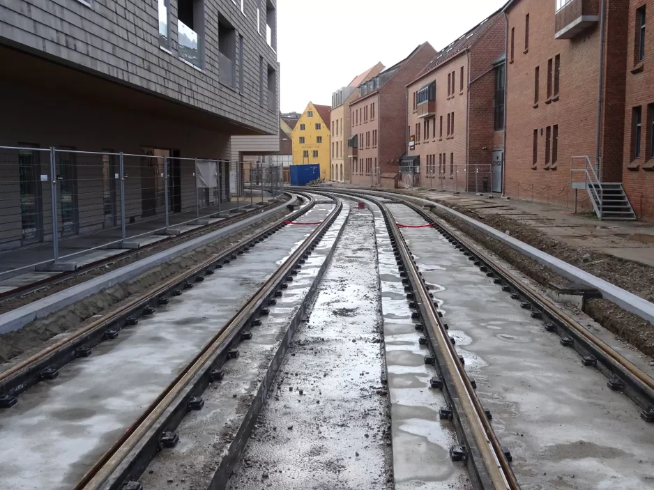 Odense Tramway  close by ODEON (2020)