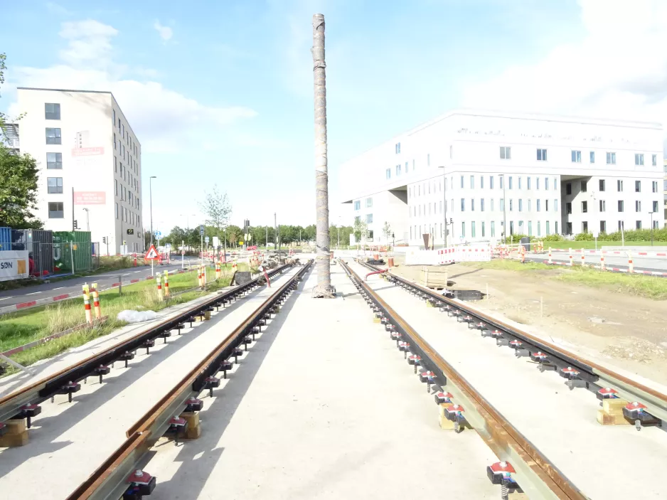 Odense Tramway  near Campus (2019)