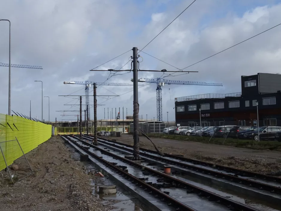 Odense Tramway  near Hospital Syd (2020)