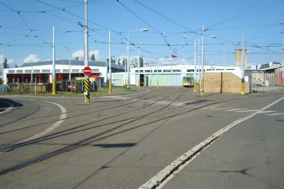 Plzeň in front of Vozovna Slovany (2008)