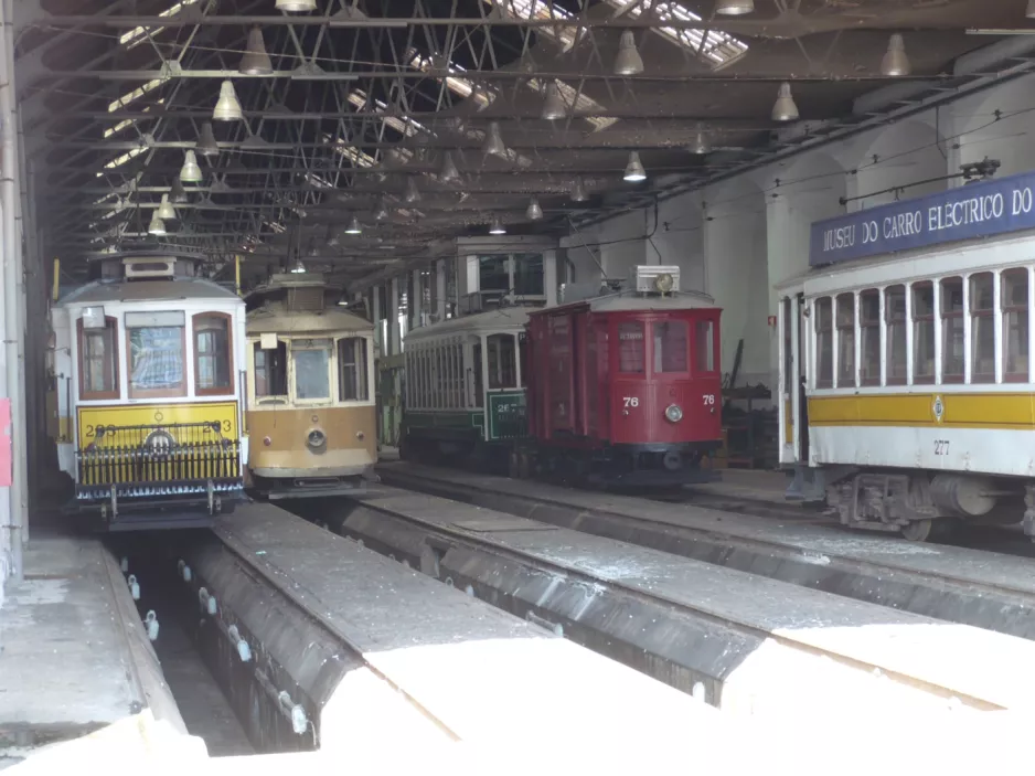 Porto railcar 293 at Massarelos (2016)