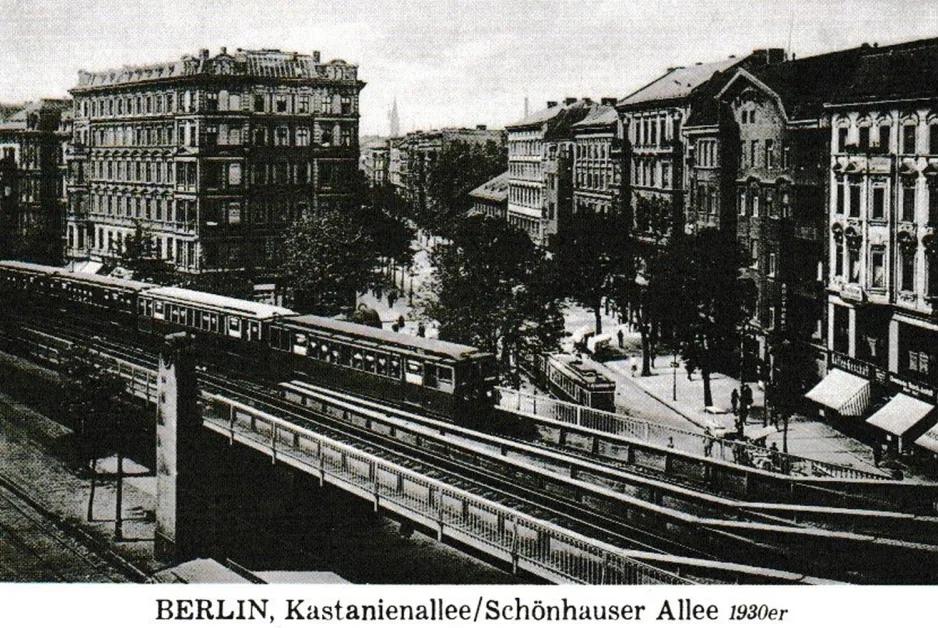 Postcard: Berlin at U Eberswalder Straße (1933)