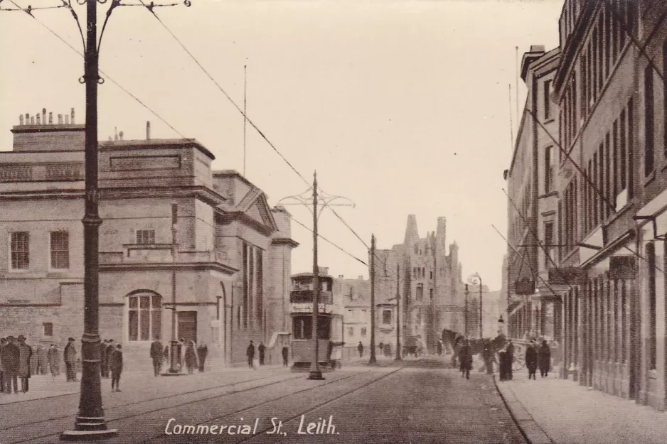 Postcard: Commercial Street, Leith, Edinburgh (1919)