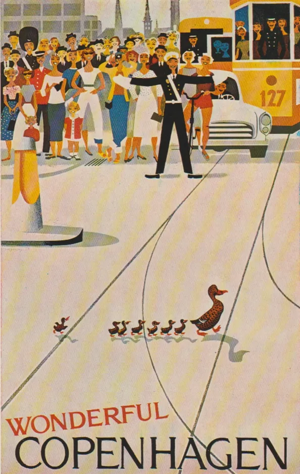 Postcard: Copenhagen Wonderfuld Copenhagen (1957)