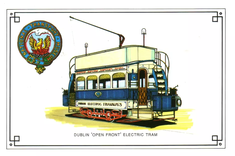 Postcard: Dublin bilevel rail car 2  (2006)