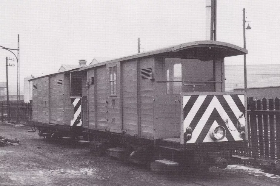 Postcard: Mainz freight car 215 at Kreyßigstr. (1964)