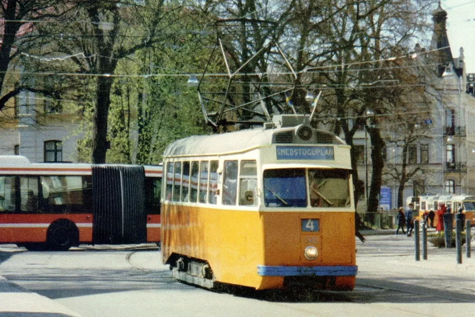 Postcard: Norrköping railcar 56 near Söder Tull (2004)