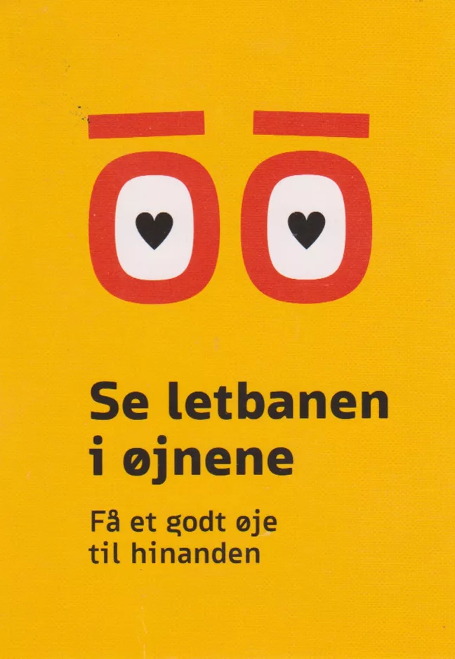 Postcard: Odense  Se letbanen i øjnene Få et godt øje til hinanden (2023)