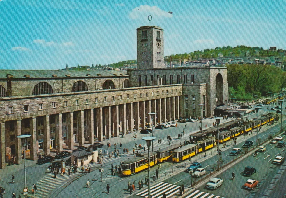 Postcard: Stuttgart at Hauptbahnhof (1960-1970)