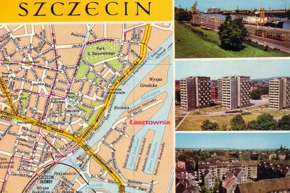 Postcard: Szczecin on Jana z Kolna (1980)