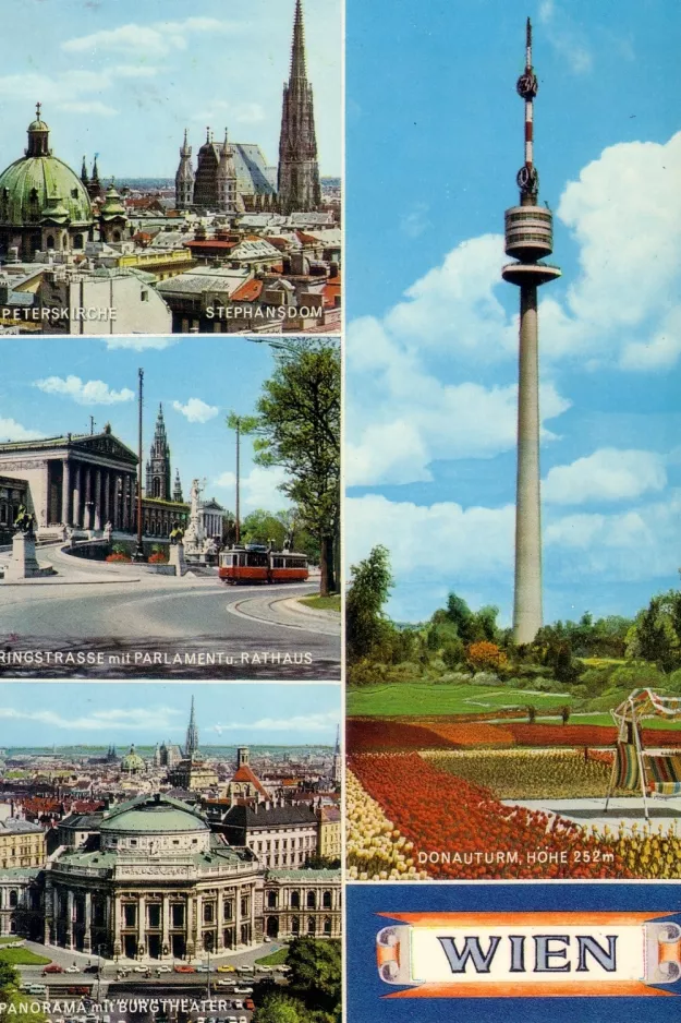 Postcard: Vienna on Ringstrasse (1961)