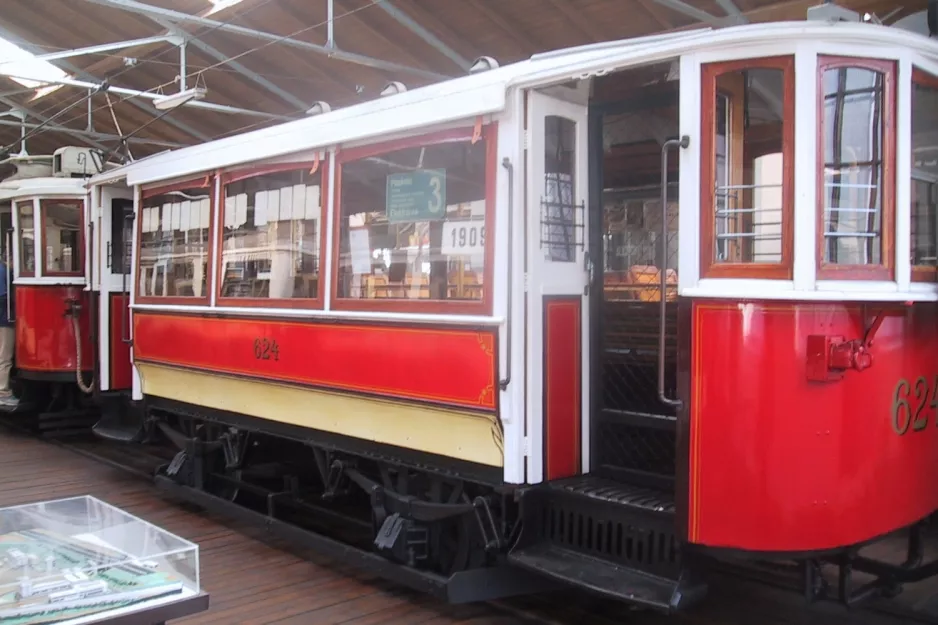 Prague sidecar 624 in Muzeum Městské Hromadné Dopravy (2005)