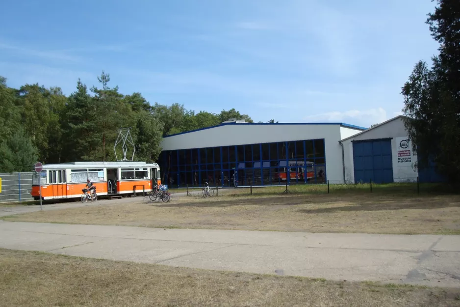 Prora, Rügen railcar 218 036-7 in front of Oldtimer Museum (2010)