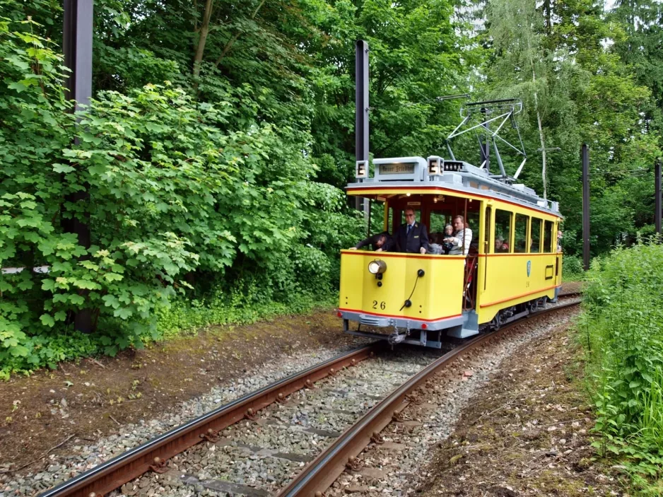 Rostock railcar 26 near Zoo (2010)