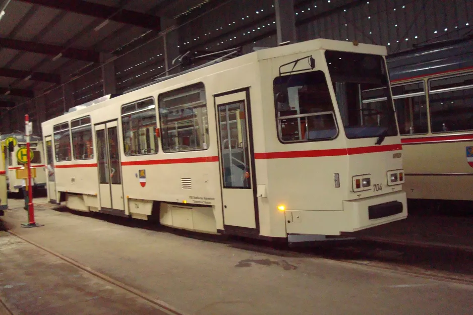 Rostock railcar 704 in depot12 (2015)