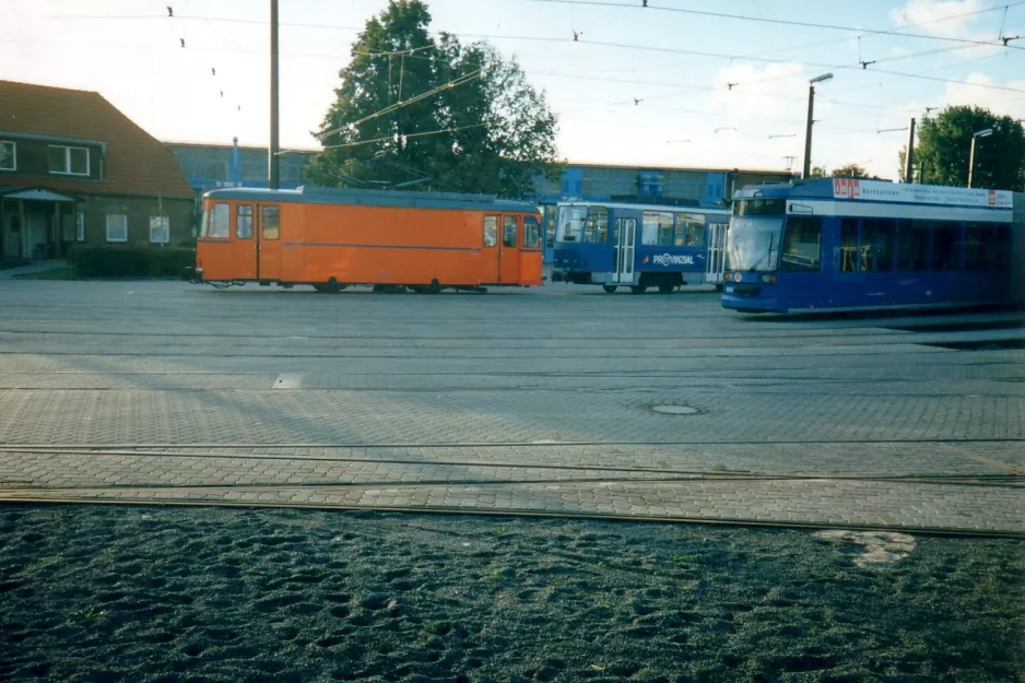 Rostock service vehicle 552 at Hamburger Str. (1995)