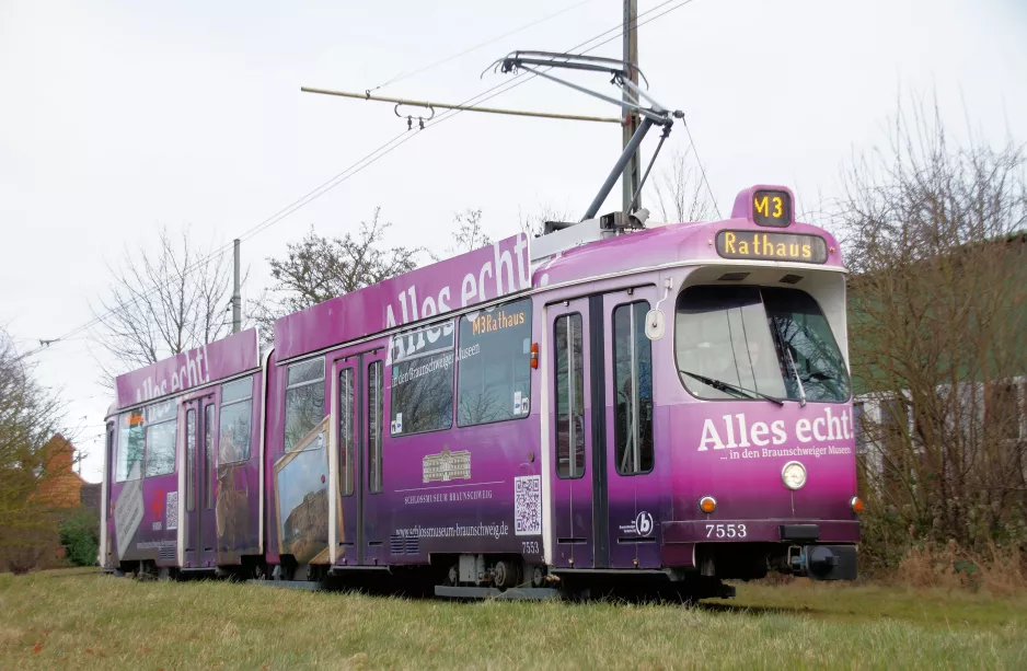 Schönberger Strand museum line with articulated tram 7553 in Museumsbahnen (2017)