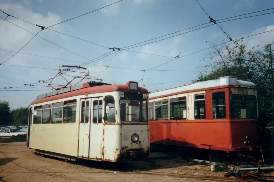 Schönberger Strand railcar 196 on the side track at Museumsbahnen Schönberger Strand (1997)