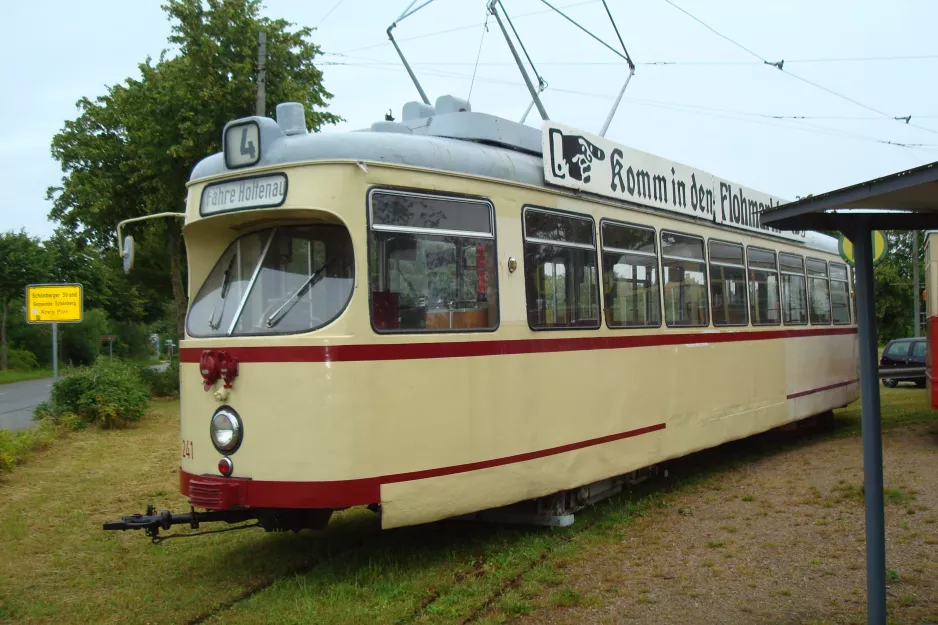 Schönberger Strand railcar 241 at Nawimenta (2015)