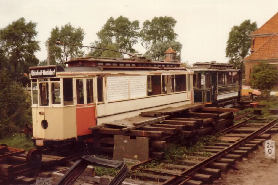 Schönberger Strand railcar 3029 on the side track at Museumsbahnhof Schönberger Strand (1981)