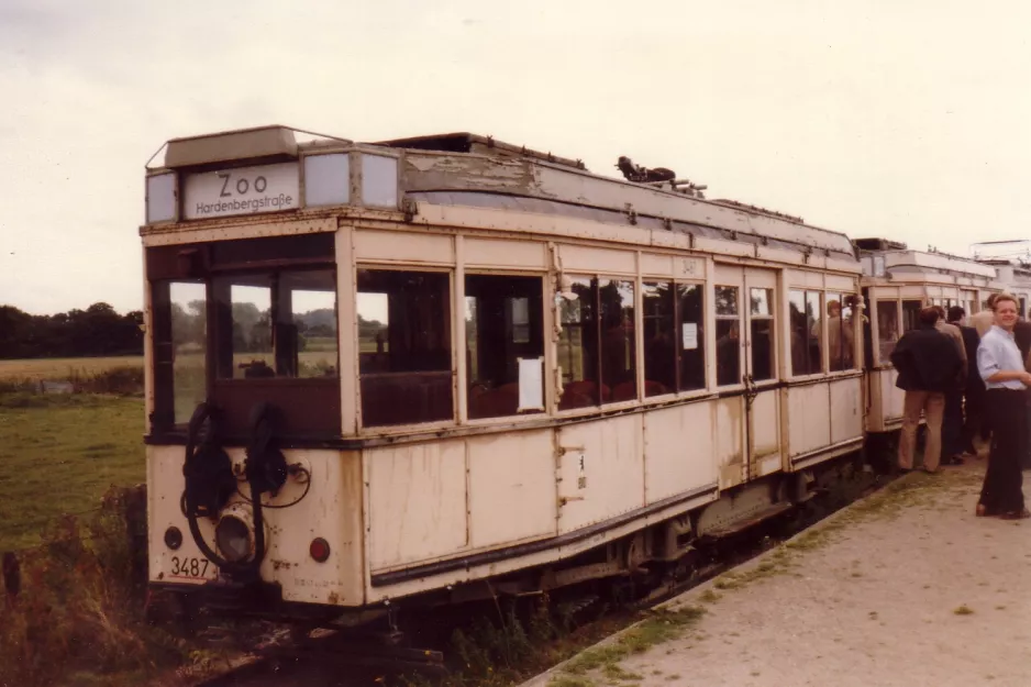 Schönberger Strand railcar 3487 on the side track at Museumsbahnen Schönberger Strand (1981)