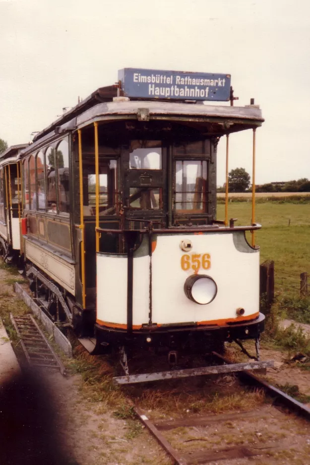 Schönberger Strand railcar 656 on the side track at Museumsbahnen Schönberger Strand (1981)