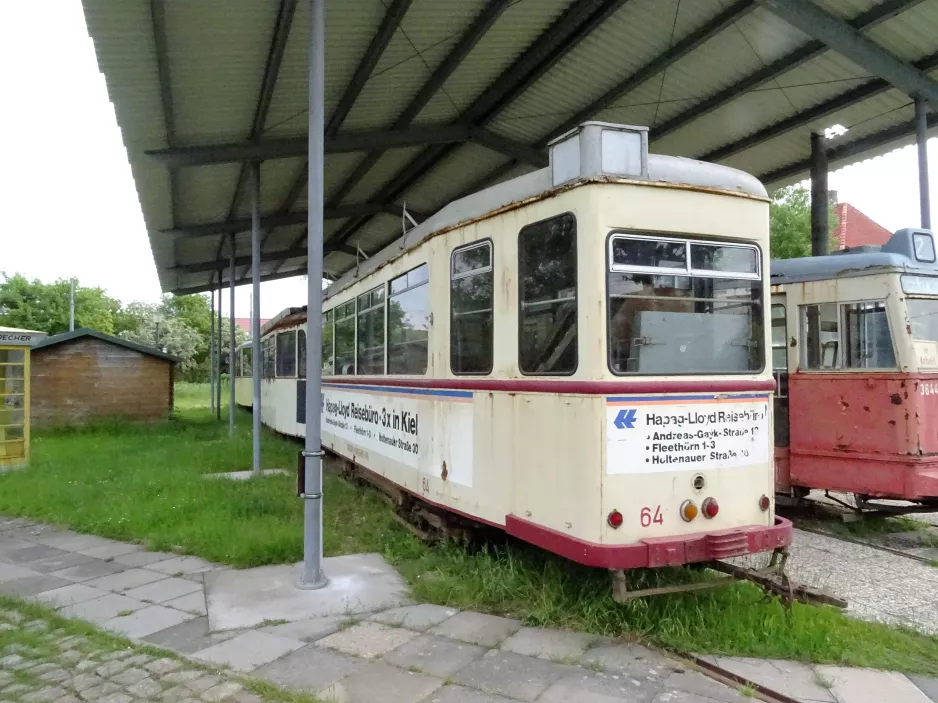 Schönberger Strand sidecar 64 inside Tramport  seen from behind (2017)