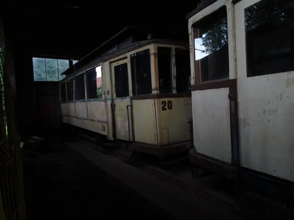 Schöneiche museum tram 20 inside Rahnsdörfer Str. (2024)