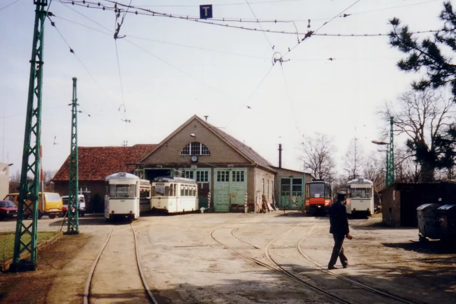 Schöneiche sidecar 124 at the depot Dorfstraße (1994)