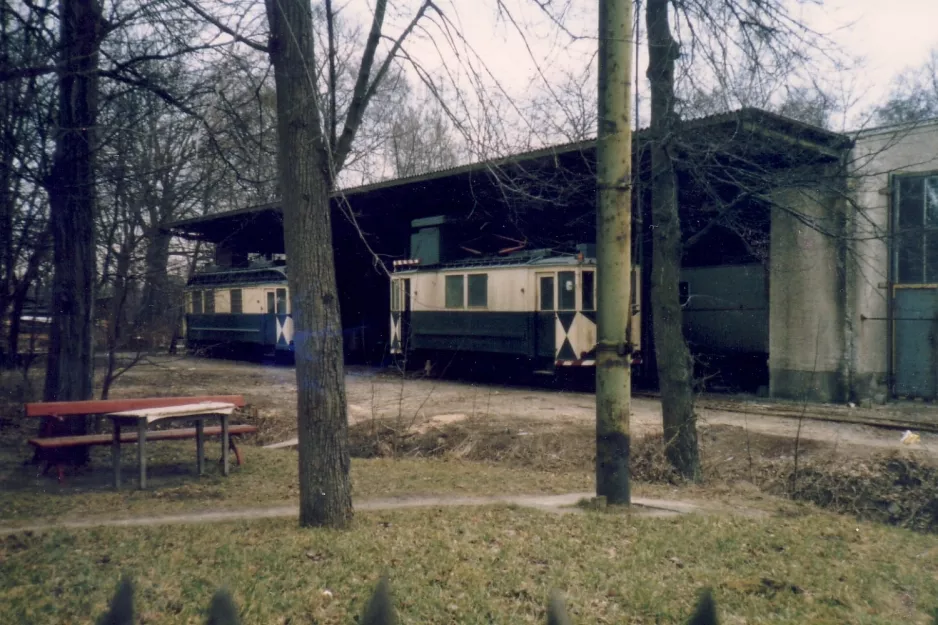 Schöneiche tower wagon at Rahnsdörfer Str. (1986)