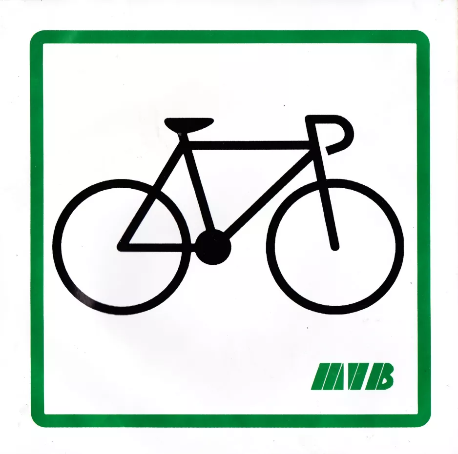 Sign: Magdeburg Bicycle parking sign (2006)