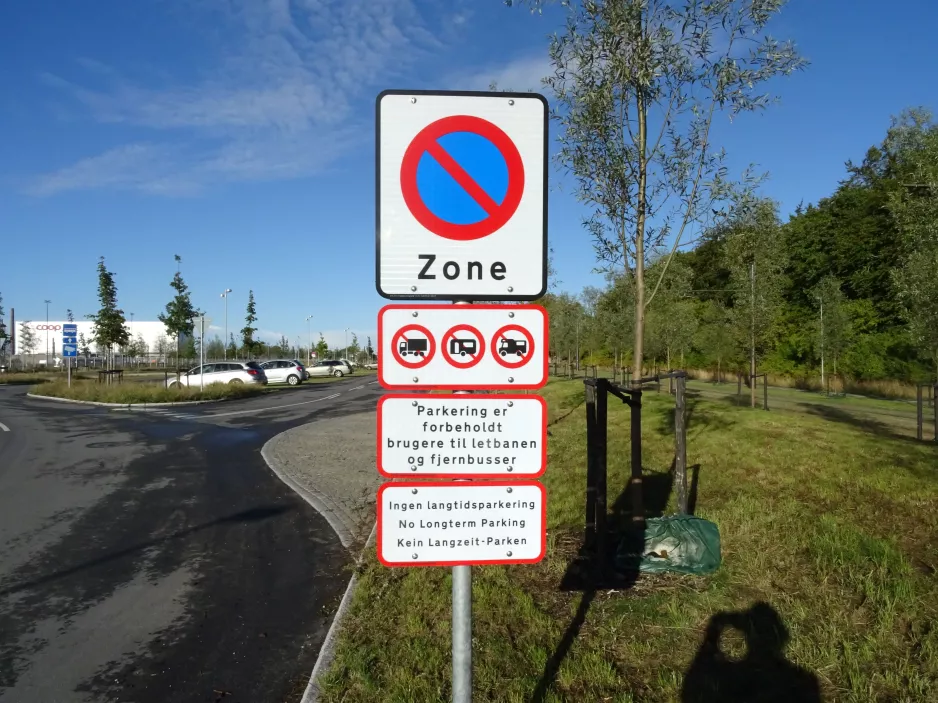 Sign: Odense at Park & Ride (2022)