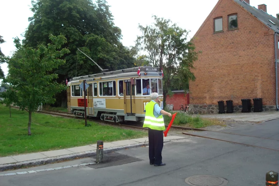 Skælskør museum line with railcar 608 at Spegerborgvej (2011)