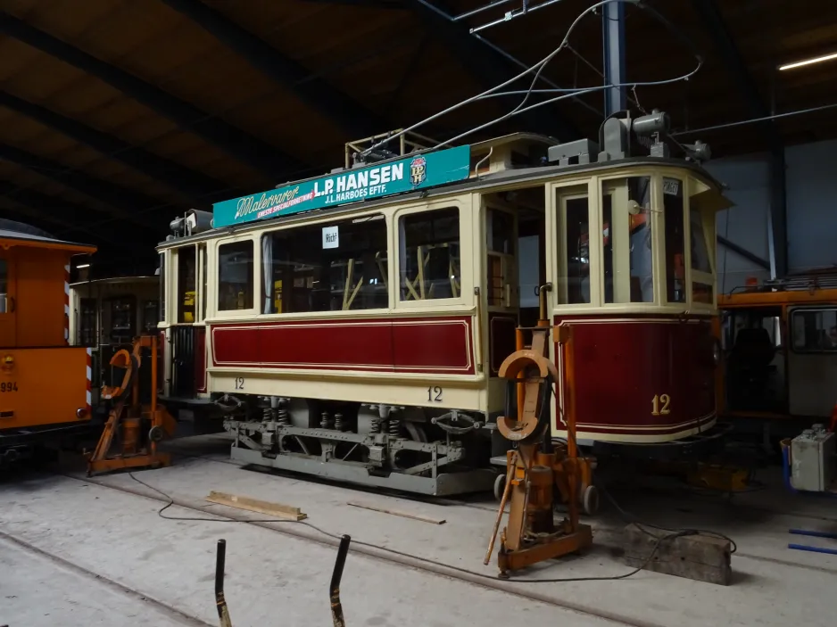 Skjoldenæsholm railcar 12 in Depot 3 (2024)