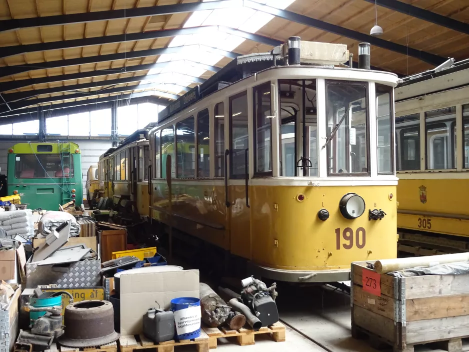 Skjoldenæsholm railcar 190 inside Remise 3 (2019)