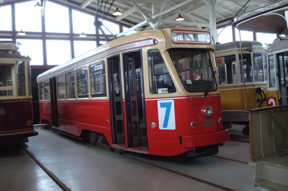 Skjoldenæsholm railcar 3060 inside Valby Gamle Remise (2015)