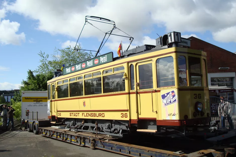 Skjoldenæsholm railcar 36 by Aktiv Bus, Apenrader Strasse 22, Flensborg (2012)