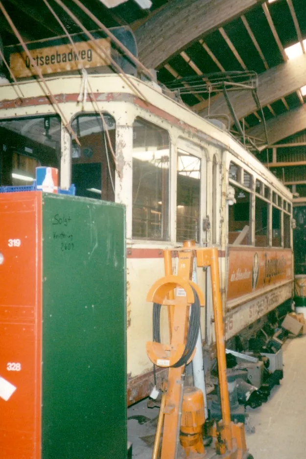 Skjoldenæsholm railcar 36 inside Remise 1 (1995)