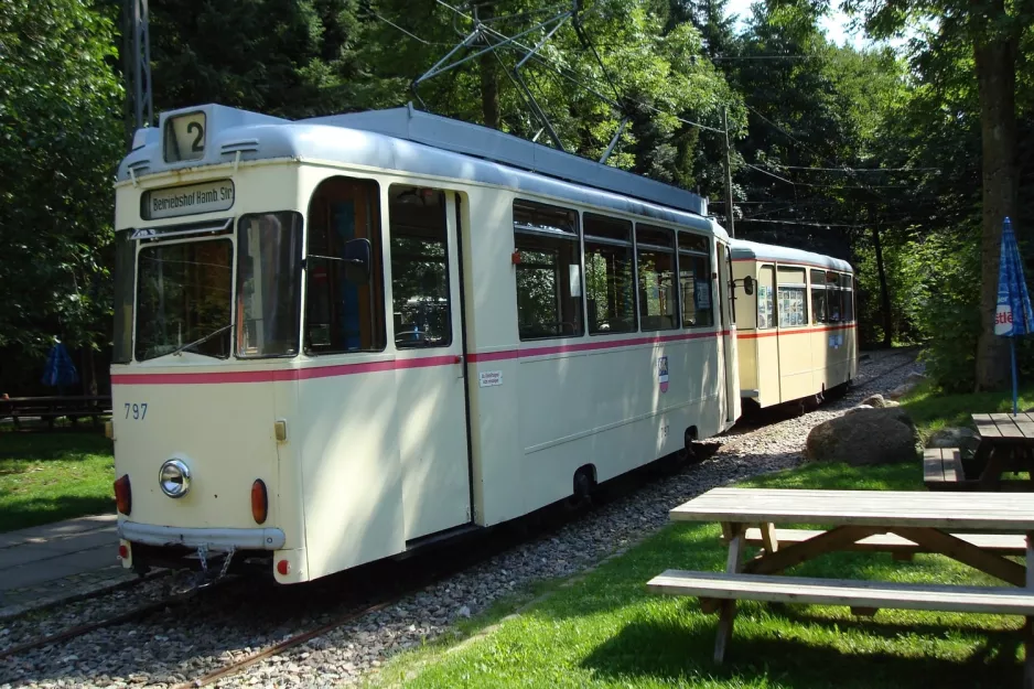 Skjoldenæsholm railcar 797 at Eilers Eg (2008)